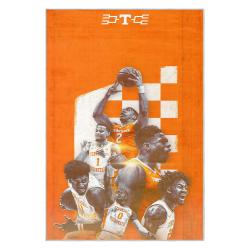 ncaa tennessee volunteers college basketball and football team logo sport carpet tv114