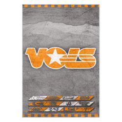 ncaa tennessee volunteers college basketball and football team logo sport carpet tv126