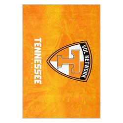 ncaa tennessee volunteers college basketball and football team logo sport carpet tv136