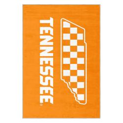 ncaa tennessee volunteers college basketball and football team logo sport carpet tv138
