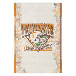 ncaa tennessee volunteers college basketball and football team logo sport carpet tv143