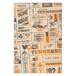 ncaa tennessee volunteers college basketball and football team logo sport carpet tv147