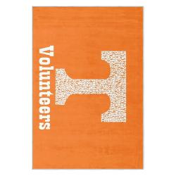 ncaa tennessee volunteers college basketball and football team logo sport carpet tv148