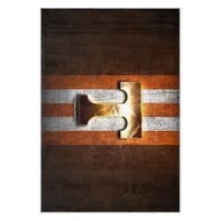 ncaa tennessee volunteers college basketball and football team logo sport carpet tv151