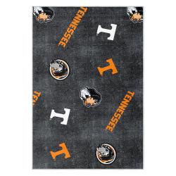 ncaa tennessee volunteers college basketball and football team logo sport carpet tv163
