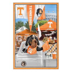 ncaa tennessee volunteers college basketball and football team logo sport carpet tv201