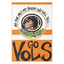 ncaa tennessee volunteers college basketball and football team logo sport carpet tv203