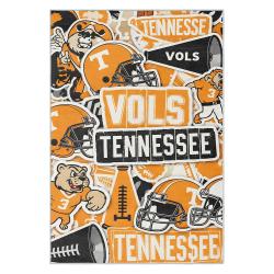 ncaa tennessee volunteers college basketball and football team logo sport carpet tv81