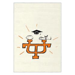 ncaa tennessee volunteers college basketball and football team logo sport carpet tv90