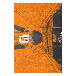 ncaa tennessee volunteers college basketball and football team logo sport carpet tv91