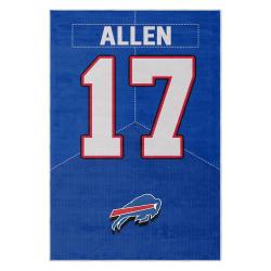 nfl buffalo bills area rug non slip football carpet home decor gift idea for fans bb128