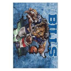 nfl buffalo bills area rug non slip football carpet home decor gift idea for fans bb139