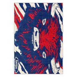 nfl buffalo bills area rug non slip football carpet home decor gift idea for fans bb155