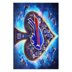 nfl buffalo bills area rug non slip football carpet home decor gift idea for fans bb61