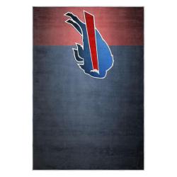 nfl buffalo bills area rug non slip football carpet home decor gift idea for fans bb62