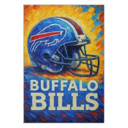 nfl buffalo bills area rug non slip football carpet home decor gift idea for fans bb69