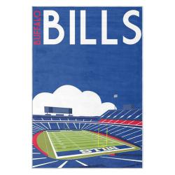 nfl buffalo bills area rug non slip football carpet home decor gift idea for fans bb71