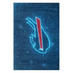 nfl buffalo bills area rug non slip football carpet home decor gift idea for fans bb92