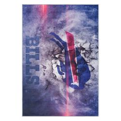 nfl buffalo bills area rug non slip football carpet home decor gift idea for fans bb95