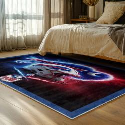 nfl buffalo bills area rug non slip football carpet home decor gift idea for fans bedroom bb102
