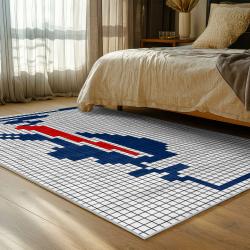 nfl buffalo bills area rug non slip football carpet home decor gift idea for fans bedroom bb105