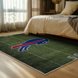 nfl buffalo bills area rug non slip football carpet home decor gift idea for fans bedroom bb110