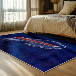 nfl buffalo bills area rug non slip football carpet home decor gift idea for fans bedroom bb123