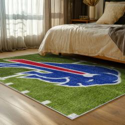 nfl buffalo bills area rug non slip football carpet home decor gift idea for fans bedroom bb130