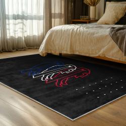 nfl buffalo bills area rug non slip football carpet home decor gift idea for fans bedroom bb131