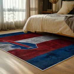 nfl buffalo bills area rug non slip football carpet home decor gift idea for fans bedroom bb134