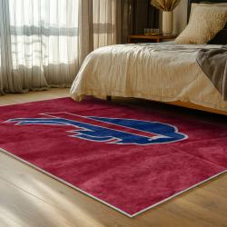 nfl buffalo bills area rug non slip football carpet home decor gift idea for fans bedroom bb138