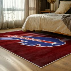 nfl buffalo bills area rug non slip football carpet home decor gift idea for fans bedroom bb144