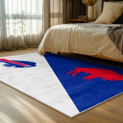 nfl buffalo bills area rug non slip football carpet home decor gift idea for fans bedroom bb150