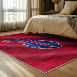 nfl buffalo bills area rug non slip football carpet home decor gift idea for fans bedroom bb35