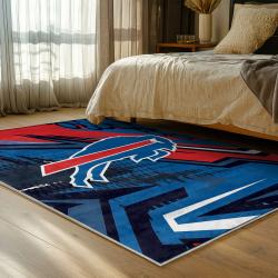 nfl buffalo bills area rug non slip football carpet home decor gift idea for fans bedroom bb39