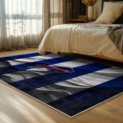 nfl buffalo bills area rug non slip football carpet home decor gift idea for fans bedroom bb41