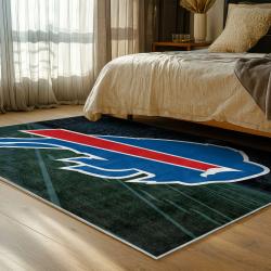 nfl buffalo bills area rug non slip football carpet home decor gift idea for fans bedroom bb43