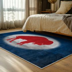 nfl buffalo bills area rug non slip football carpet home decor gift idea for fans bedroom bb45
