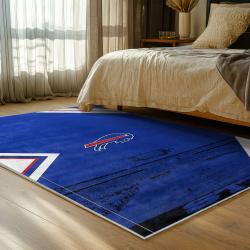 nfl buffalo bills area rug non slip football carpet home decor gift idea for fans bedroom bb46