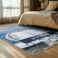 nfl buffalo bills area rug non slip football carpet home decor gift idea for fans bedroom bb47