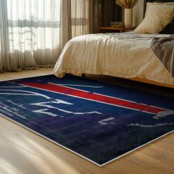 nfl buffalo bills area rug non slip football carpet home decor gift idea for fans bedroom bb50