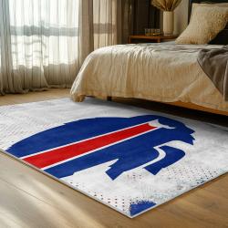 nfl buffalo bills area rug non slip football carpet home decor gift idea for fans bedroom bb55