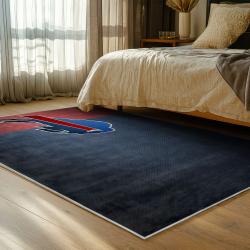 nfl buffalo bills area rug non slip football carpet home decor gift idea for fans bedroom bb62