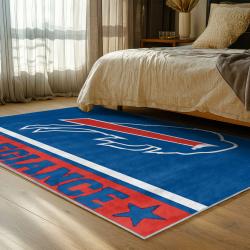 nfl buffalo bills area rug non slip football carpet home decor gift idea for fans bedroom bb65