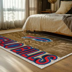nfl buffalo bills area rug non slip football carpet home decor gift idea for fans bedroom bb66