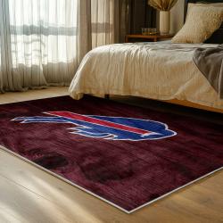 nfl buffalo bills area rug non slip football carpet home decor gift idea for fans bedroom bb76