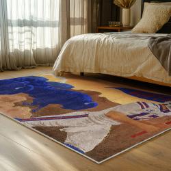 nfl buffalo bills area rug non slip football carpet home decor gift idea for fans bedroom bb79