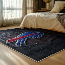 nfl buffalo bills area rug non slip football carpet home decor gift idea for fans bedroom bb80