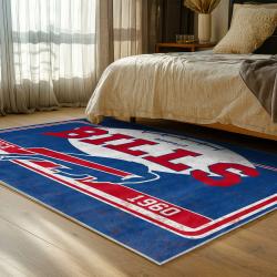 nfl buffalo bills area rug non slip football carpet home decor gift idea for fans bedroom bb81