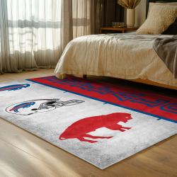 nfl buffalo bills area rug non slip football carpet home decor gift idea for fans bedroom bb83